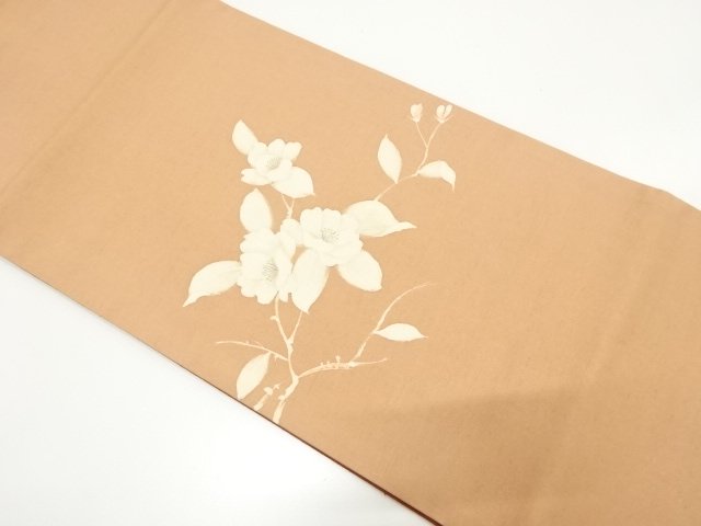 JAPANESE KIMONO / FUKURO OBI / SILK / TSUMUGI / SAKURA